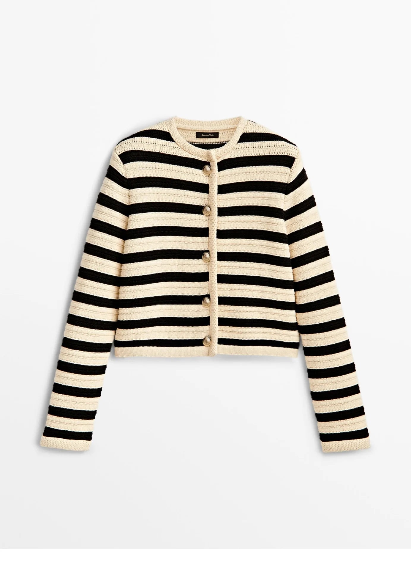2025 Massimo Dutti Women’s Spring Knit Short Coat
